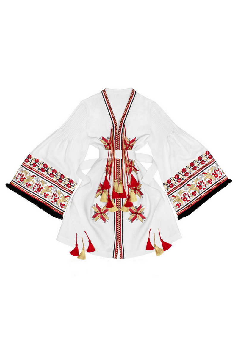 Buy Comfortable Ukrainian Vyshyvanka Boho Hippie Folk Festival Linen White dress, Embroidered dress